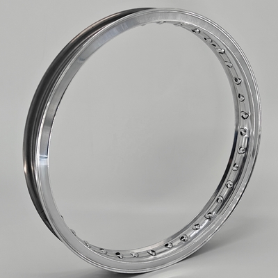 36-Loch- 40-Loch- Akront-Stil Valanced-Alloy-Motorradfelgen poliert