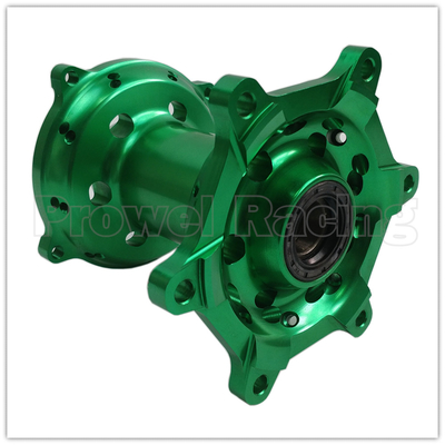Ersetzen/Reparieren von Motorrad CNC Grüne Vorder-Hinterrad-Knotenpunkte für KX250 06-08 19-20 KX250F KX450F 06-18