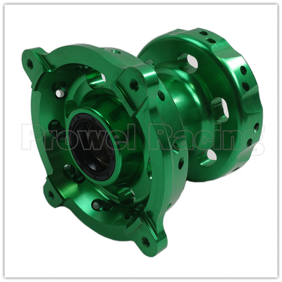 Ersetzen/Reparieren von Motorrad CNC Grüne Vorder-Hinterrad-Knotenpunkte für KX250 06-08 19-20 KX250F KX450F 06-18