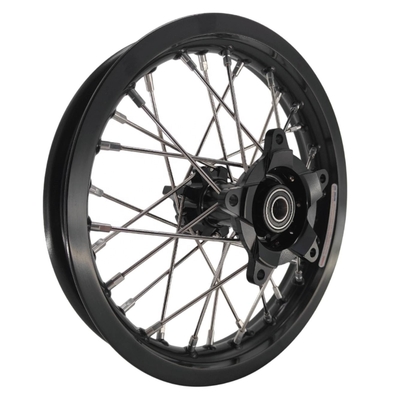 Perfektes Ersatz-Kind-Rad-Set für Pitbike für KTM 65 SX 2002-2024 Silber Schwarz
