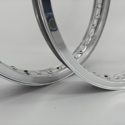 36 40 Löcher Akront-Stil Valanced Alloy Motorradfelgen für industrielle Anwendungen