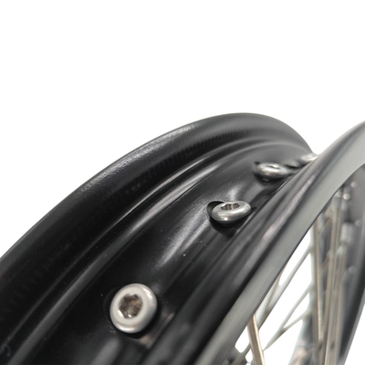 Perfektes Ersatz-Kind-Rad-Set für Pitbike für KTM 65 SX 2002-2024 Silber Schwarz