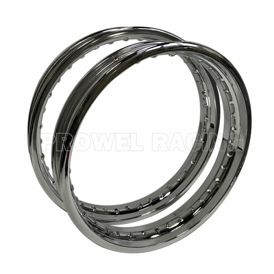 Stahlradfelgen für Motorräder 2,15x18 Chromfelgen aus Stahl