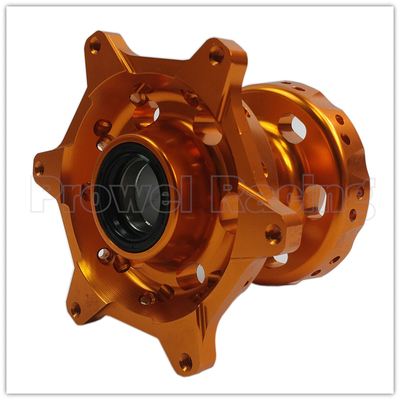 Präzisions-CNC-Bearbeitung Orange MX Vorder-Hinterrad-Knotenpunkte für KTM 125-530 2003-2017