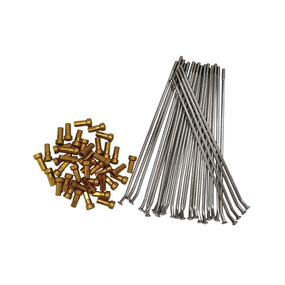 Speichen aus Edelstahl und Brustwarzen aus Goldlegierung zur Reparatur/Austausch von Motorrädern
