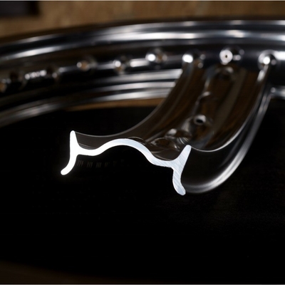 Akront-Stil Valanced Alloy Motorcycle Felgen H 1.60-19 &quot; 36Loch 40Loch und Leistung
