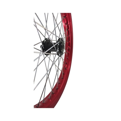 16 Zoll rotes Motorrad Felgen und Radsätze Aluminiumlegierung für optimale Leistung