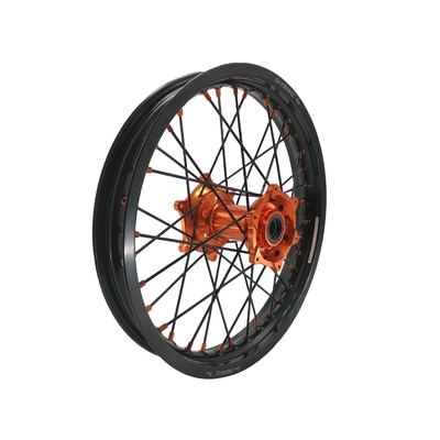 Individuelle 18 Zoll Anodisierung Schwarze Aluminiumlegierung Motorradfelgen Felgen und Räder Sets