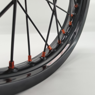 Ersetzen/Reparieren von Anodisierungsrädern schwarz 21/18 Enduro für KTM EXC 125-530CC 2003-2023