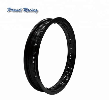 Customized Aluminium 6061 T6 Schwarzes Motorradrad Set 1.85x14 für Off-Road Bike