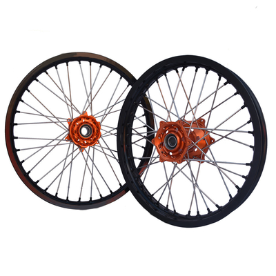 Schwarze 19 Zoll Alloy Spoke Rad Felgen für Off-Road Fahrrad Motorrad Customized Logo