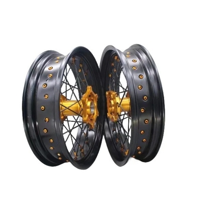 17" Aluminiumlegierung 7S-T6 Motorradräder anpassbare Farben