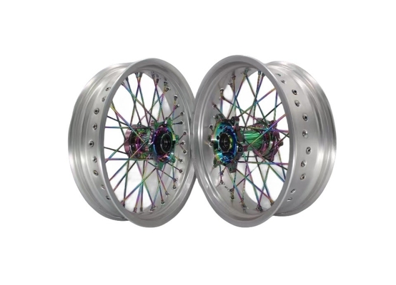 17" Aluminiumlegierung 7S-T6 Motorradräder anpassbare Farben
