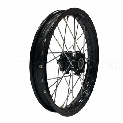 Top-Notch Rückenfelge Größe 1.85X12 Black Pit Bike Motorrad Spoke Wheel Sets für CRF150