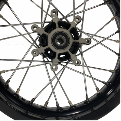 Top-Notch Rückenfelge Größe 1.85X12 Black Pit Bike Motorrad Spoke Wheel Sets für CRF150