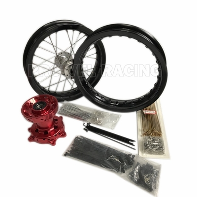 Schwarzer Rand 1,60x14' Motorrad-Legierungsräder für Pitbikes Aluminium 6161-T6 Material
