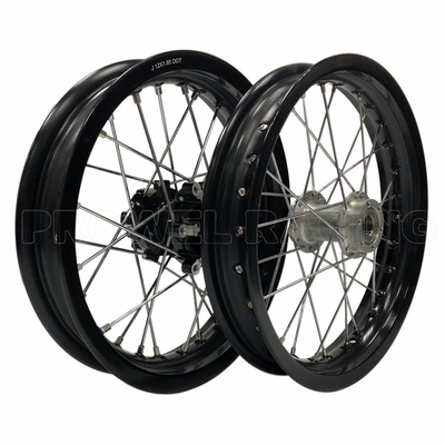 Schwarzer Rand 1,60x14' Motorrad-Legierungsräder für Pitbikes Aluminium 6161-T6 Material