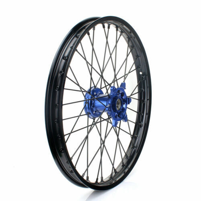 2006-2009 Yamaha YZ250F YZ450F Blaue Drehscheibe Vorder 21&quot; hinten 19&quot; Vollräder Felgen