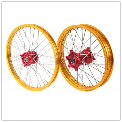 1.60-21&quot; und 2.15-19&quot; Hinterrand Custom Made Aluminiumlegierung Spoke Räder für CRF 125