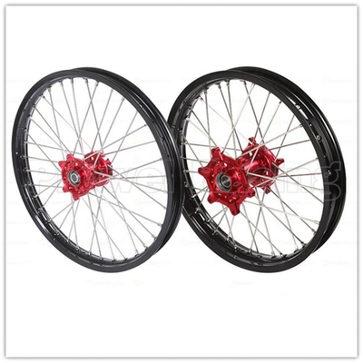 1.60-21&quot; und 2.15-19&quot; Hinterrand Custom Made Aluminiumlegierung Spoke Räder für CRF 125