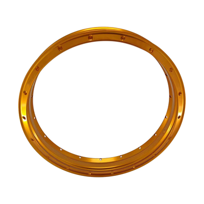Ersetzen Sie Ihre alten Räder durch 2,15x18 H-förmige Retro Gold-Orange Motorrad-Alloy-Räder