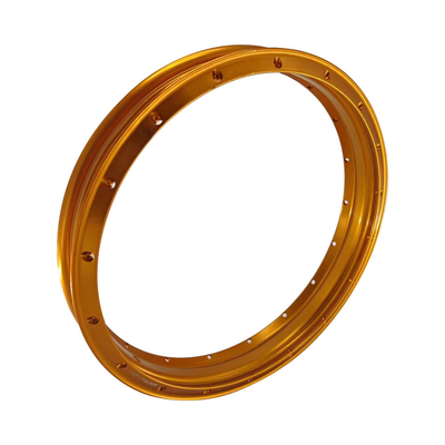 Ersetzen Sie Ihre alten Räder durch 2,15x18 H-förmige Retro Gold-Orange Motorrad-Alloy-Räder
