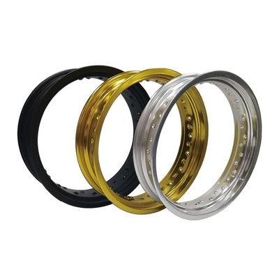 Supermoto Motorrad Aluminium-Legierungsradfelgen in Goldfarbe für MT 2.50-17 Verkauf