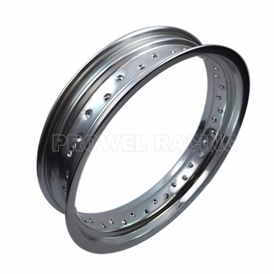 7116 T6 Aluminiumlegierung Räderfelge für Supermoto MT 3.50x18 in Silber