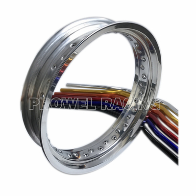 7116 T6 Aluminiumlegierung Räderfelge für Supermoto MT 3.50x18 in Silber