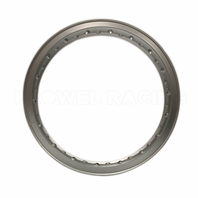H-Typ 2.15x17 Motorrad-Radfelge aus Legierung mit Silberfarbe