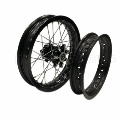 10&quot; 12&quot; 14&quot; Motorrad Räder aus Legierung in hellschwarzem Farbton für Kindermotorräder