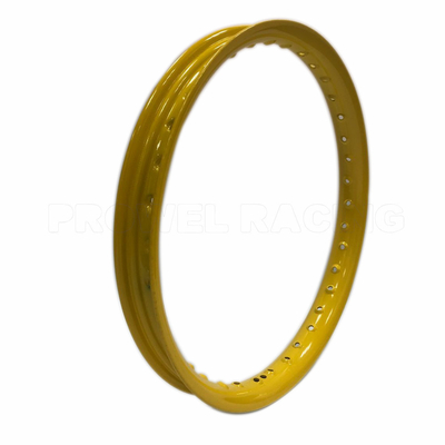 U 1.40X17 Motorrad Räder aus Alloy in gelbem Aluminium