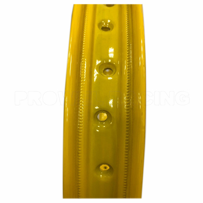U 1.40X17 Motorrad Räder aus Alloy in gelbem Aluminium
