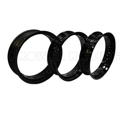 4.25 x 17 Zoll helle schwarze Motorradfelgen aus Aluminiumlegierung für die Supermoto-Anpassung