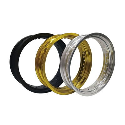 Hohe Zuverlässigkeit und Leistung 4,25 x 17 &quot; Supermoto Alloy Radfelge in Schwarz