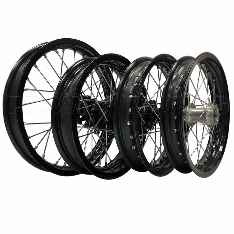 Top-Notch Rückenfelge Größe 1.85X12 Black Pit Bike Motorrad Spoke Wheel Sets für CRF150