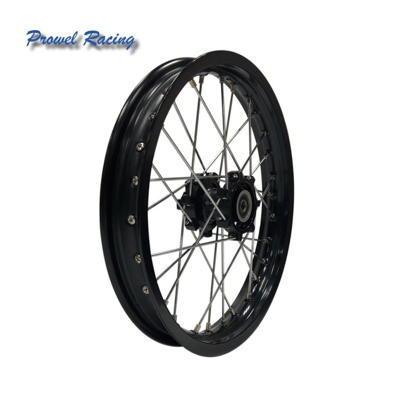 Schwarzer Rand 1,60x14' Motorrad-Legierungsräder für Pitbikes Aluminium 6161-T6 Material