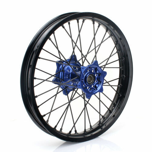 2006-2009 Yamaha YZ250F YZ450F Blaue Drehscheibe Vorder 21&quot; hinten 19&quot; Vollräder Felgen