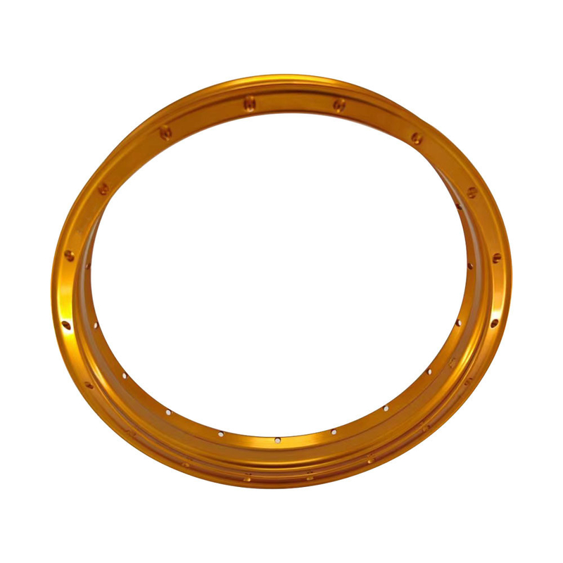 Ersetzen Sie Ihre alten Räder durch 2,15x18 H-förmige Retro Gold-Orange Motorrad-Alloy-Räder