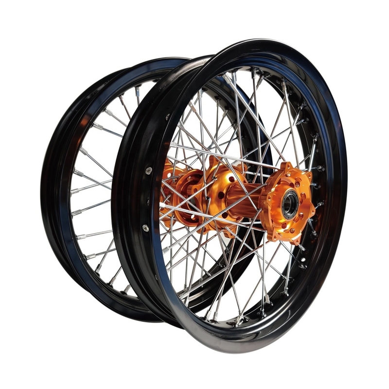 2.50-17 und 3,00x17 Zoll Motorradlegierung Spoken Räder für SX250 Customized Design