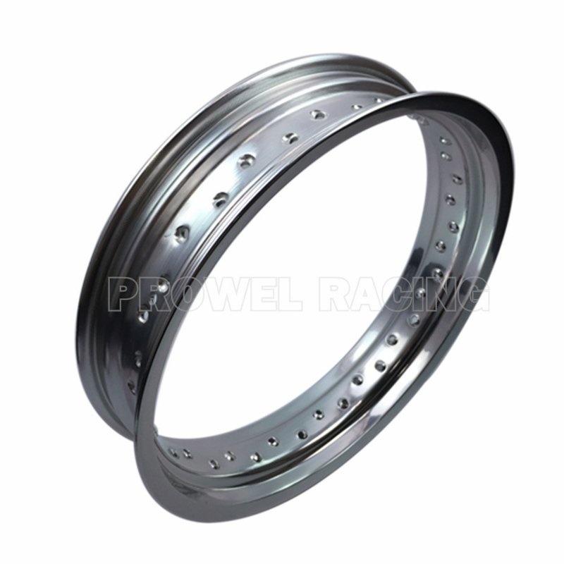 7116 T6 Aluminiumlegierung Räderfelge für Supermoto MT 3.50x18 in Silber